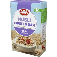 AXA MUSLI FRUKT BÄR % 86
