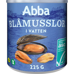 BLÅMUSSLOR I VATTEN