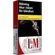 L M CIGARETTER RÖDA LÅNGA