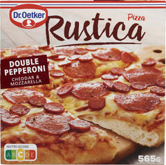 DR. OETKER PIZZA RUSTICA DOUBLE PEPPERON