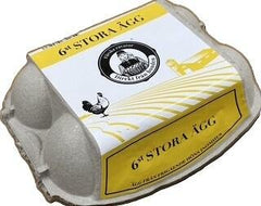 6 ÄGG FRIGÅENDE UTOMHUS