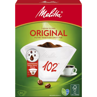 COFFEE FILTER 102 WHITE