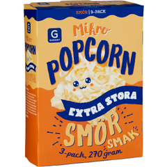 MICROWAVE POPCORN WITH BUTTER