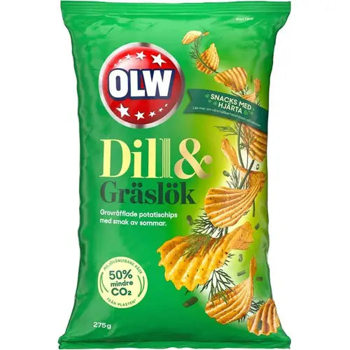 CHIPS DILL&amp;GLOW 275G