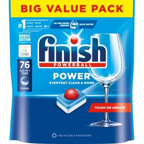 FINISH POWERBALL 76 TABLETS MEGA