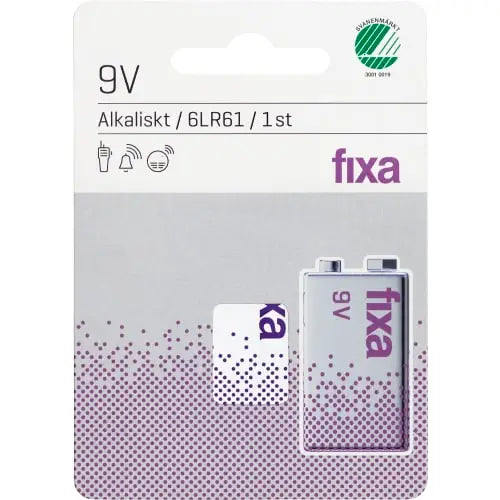 BATTERI 9V 1P