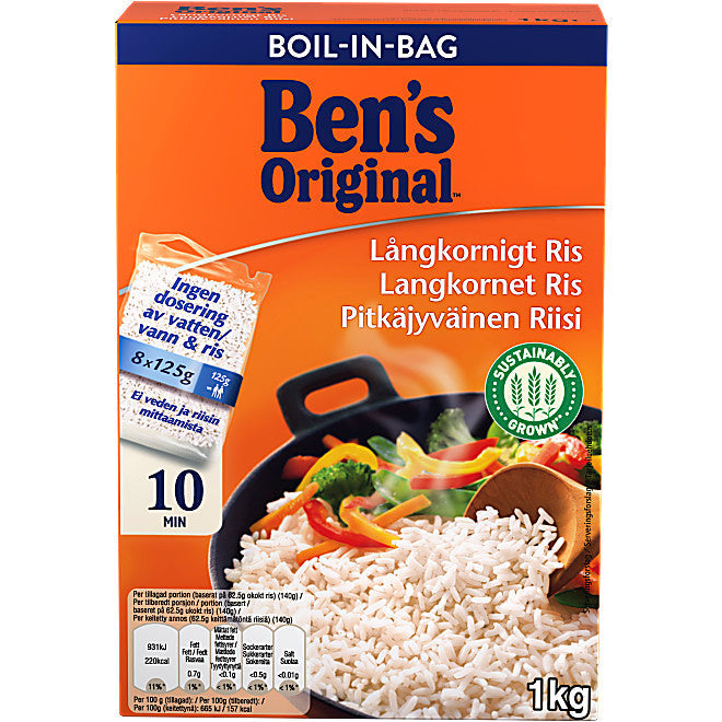 LÅNGKORNIGT RIS BIB