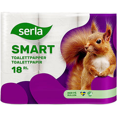 SERLA 18 ROLLS TOILET PAPER