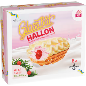 ICE CREAM BOAT RASPBERRY