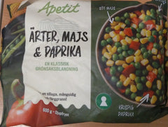 PEAS CORN PEPPER