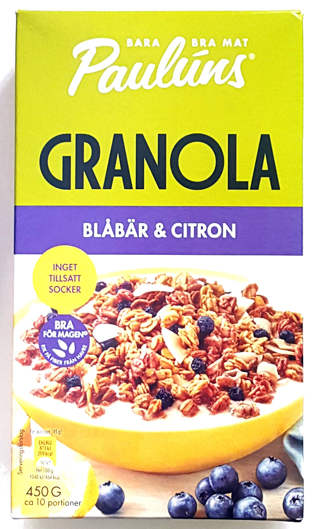 GRANOLA BLÅBOR/CITRO