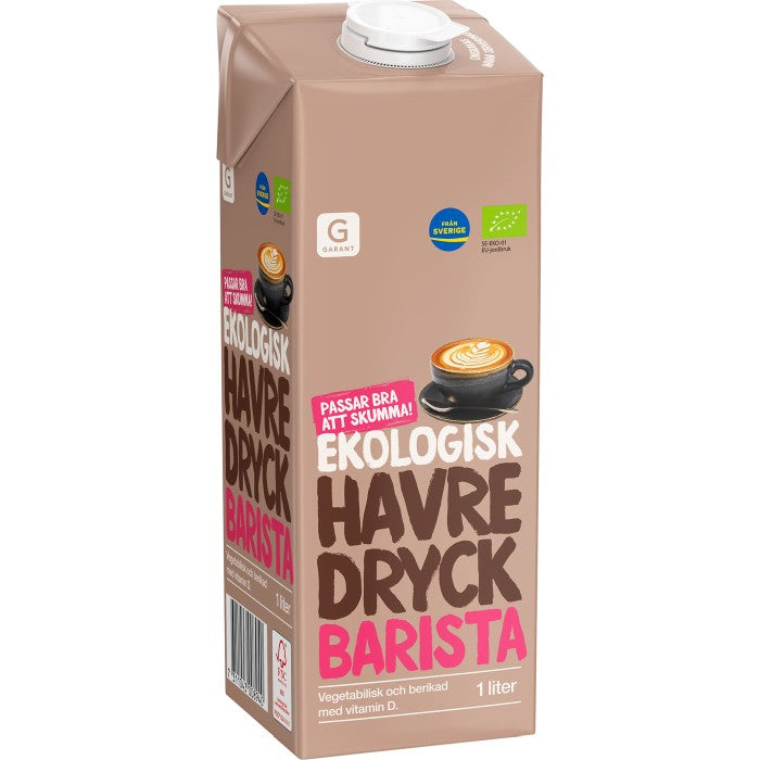 BARISTA OAT DRINK ORGANIC 1 LT
