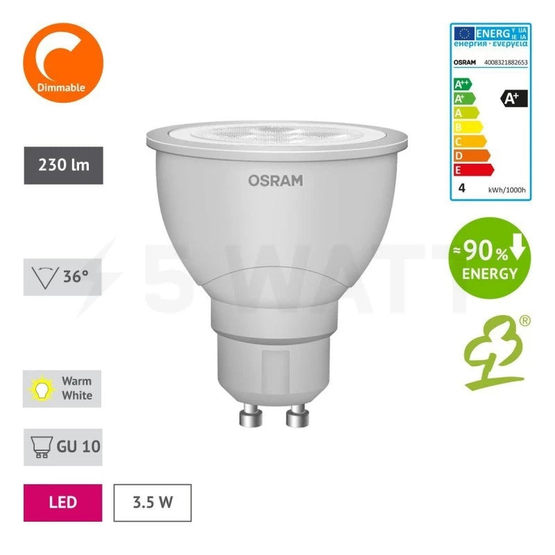 LED DIM 35W GU10