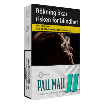 PALL MALL AZURE BLÅA KORT CIGA